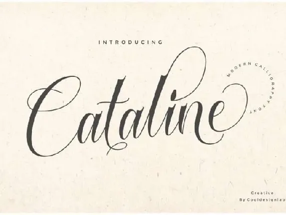 Cataline Script Free font