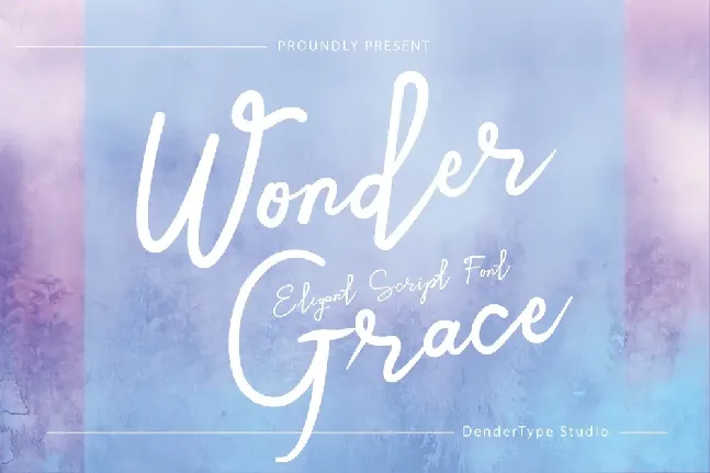 Wonder Grace font