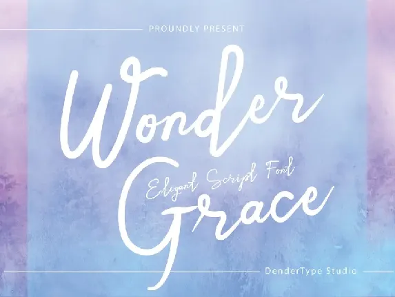 Wonder Grace font