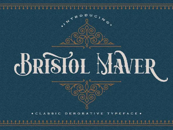 Bristol maver font