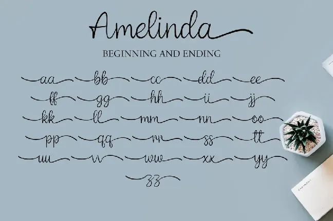 Amelinda font