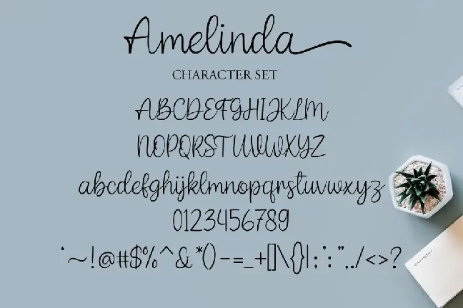 Amelinda font