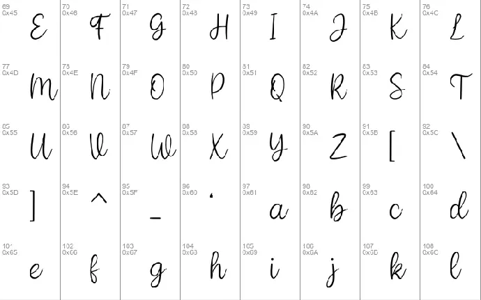 Amelinda font