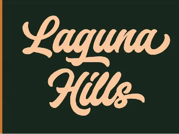 Laguna Hills font