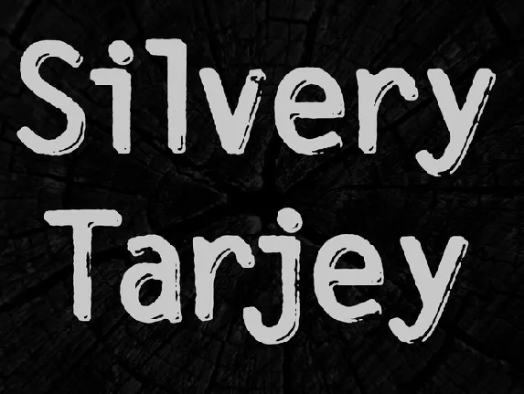 Silvery Tarjey font