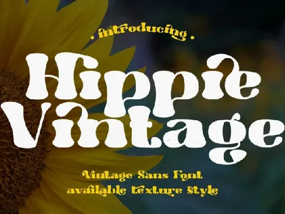 Hippie Vintage font