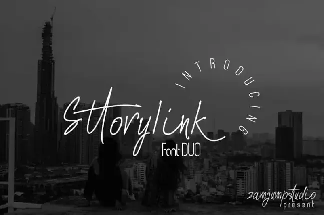 Sttoryink Duo font