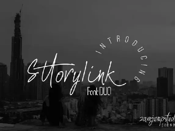 Sttoryink Duo font