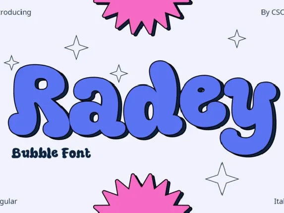 Radey font