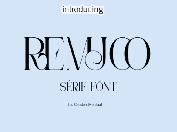 Remjoo font