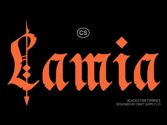 CS Lamia font