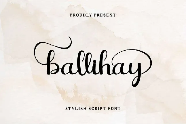 Ballihay font