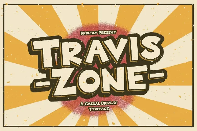 Travis Zone font