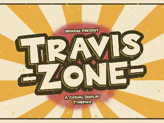 Travis Zone font