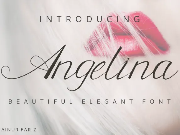 Anggelina font