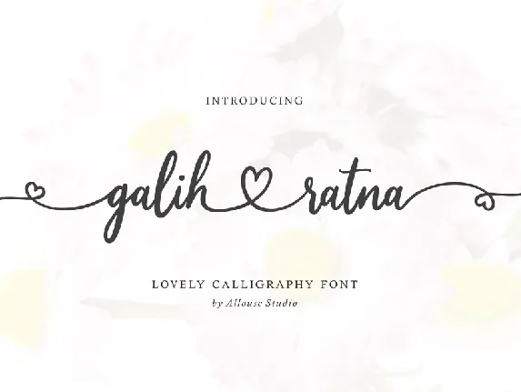 Galih Ratna font