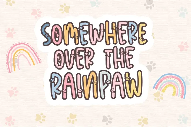 Meow Paw font