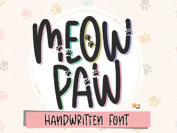 Meow Paw font