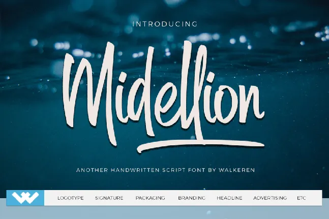 Midellion Demo font