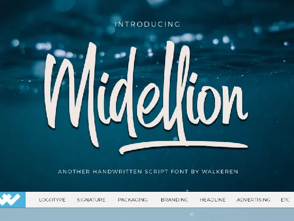 Midellion Demo font