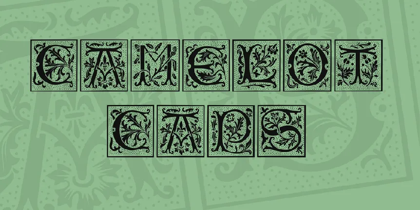 CamelotCaps font