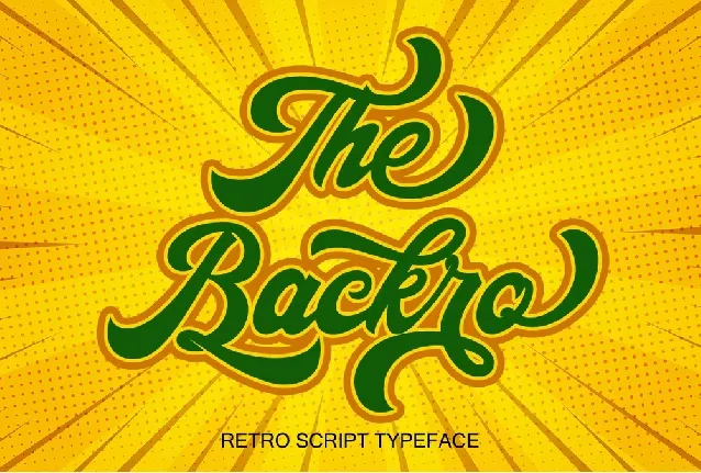 The Backro font