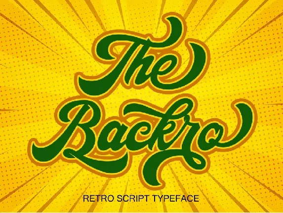 The Backro font