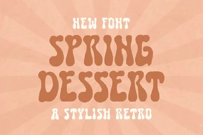 Spring Desset font