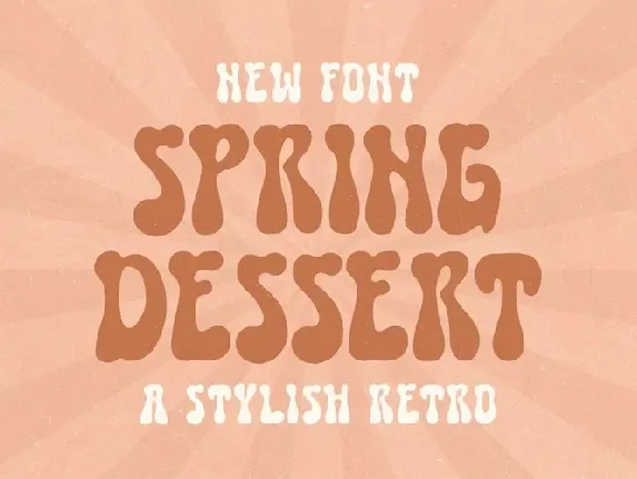 Spring Desset font