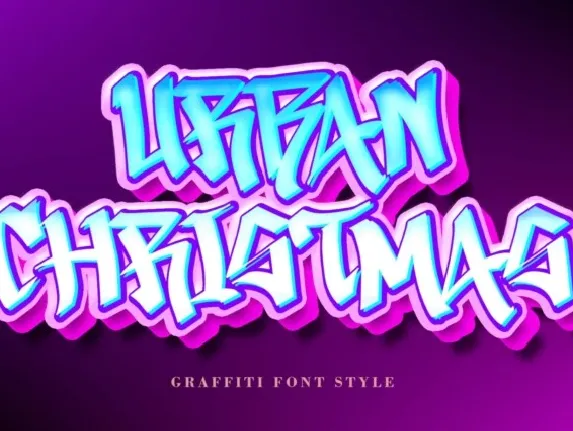 Urban Christmas font