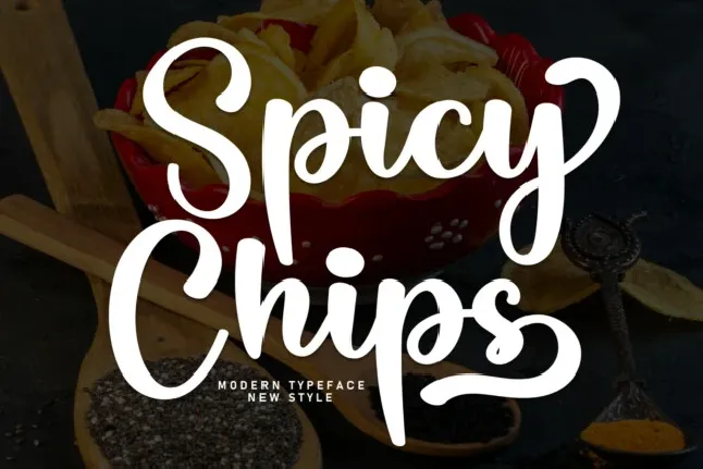 Spicy Chips Script font