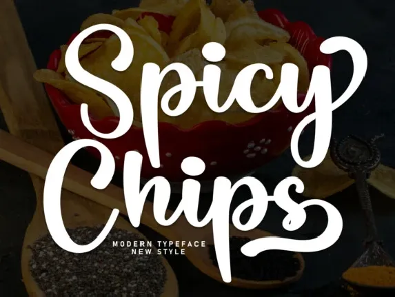 Spicy Chips Script font