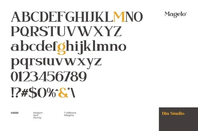 Magelo font