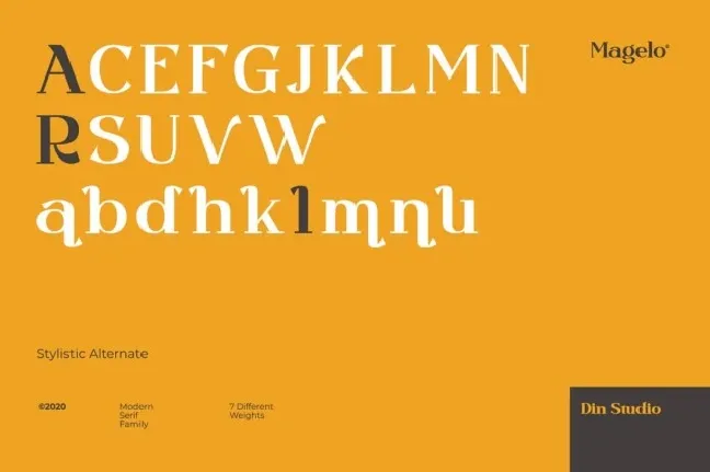 Magelo font