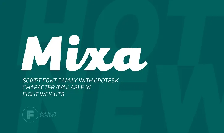 Mixa font