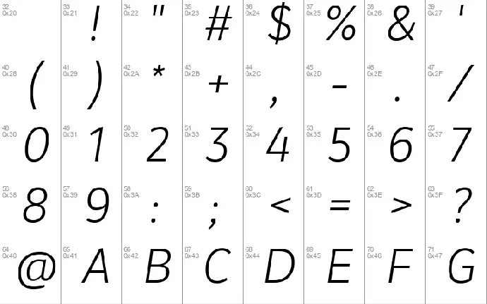 Mixa font