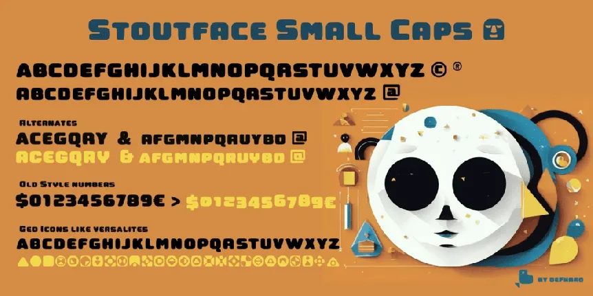 Stoutface SC font