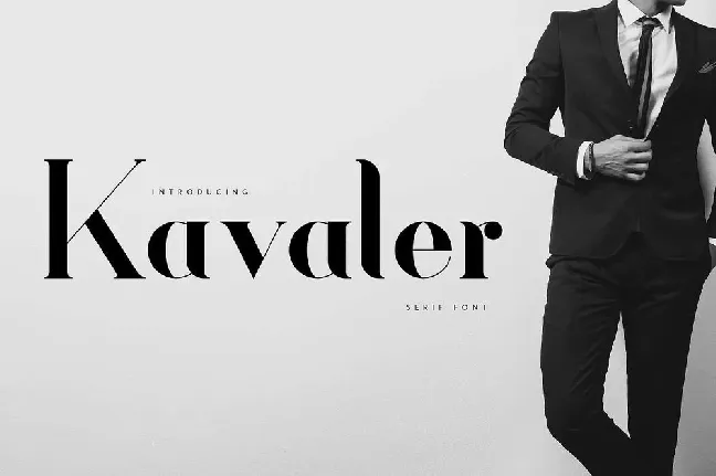 Kavaler font