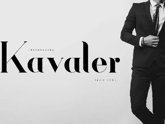 Kavaler font