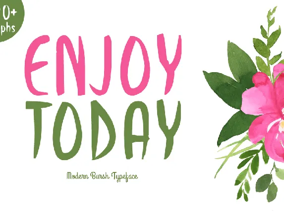 Enjoy Today font