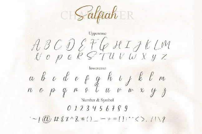 Salfiah font