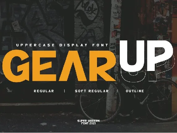 GearUp font