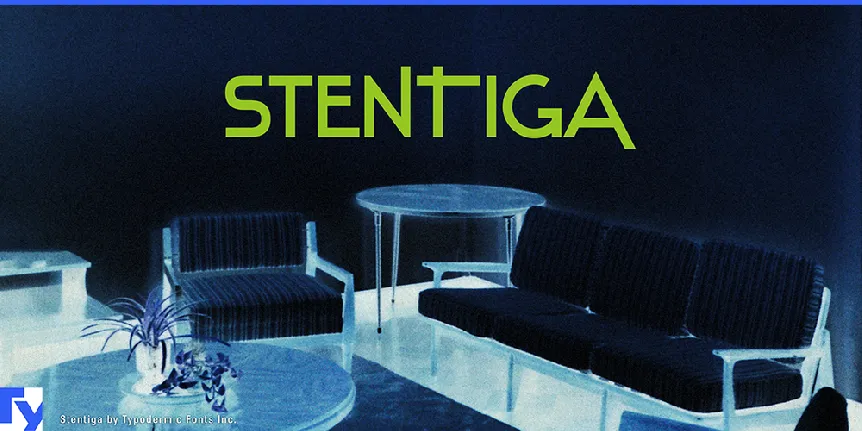 Stentiga font