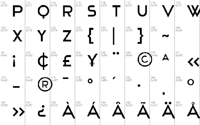 Stentiga font