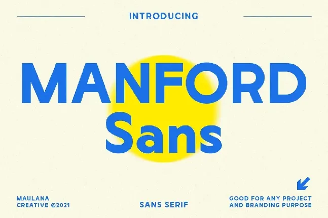 Manford Sans font