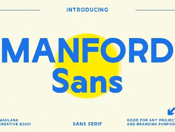 Manford Sans font