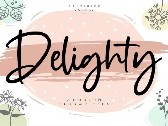 Delighty Handwritten font