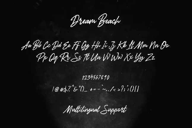 Dream Beach font