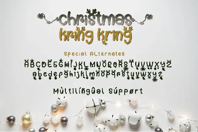 Christmas Kring-kring font