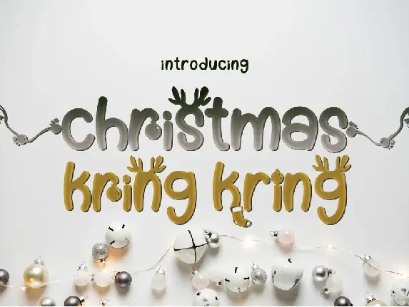 Christmas Kring-kring font